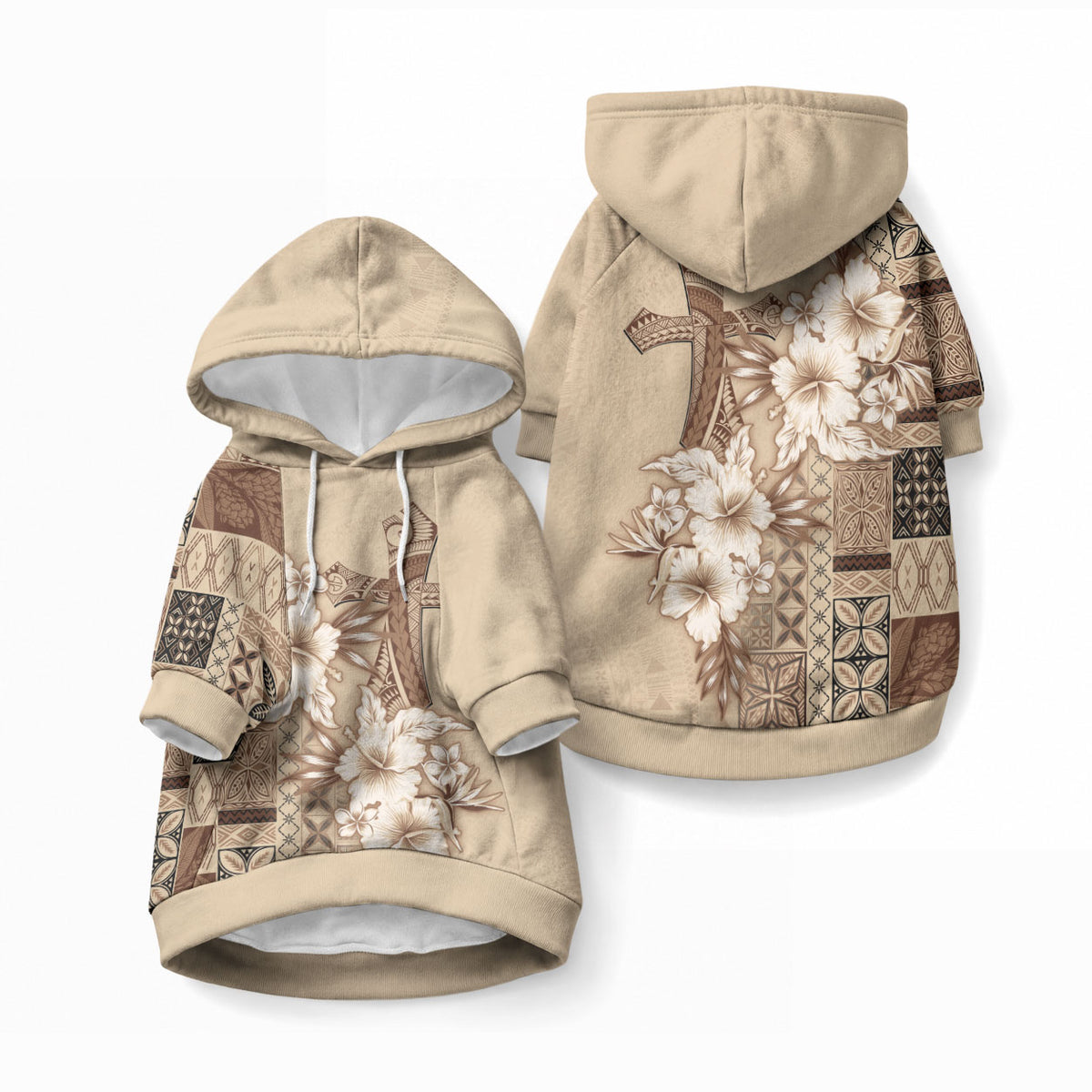 Samoa AIGA Mamanu Siapo Malu Motifs Pet Hoodie