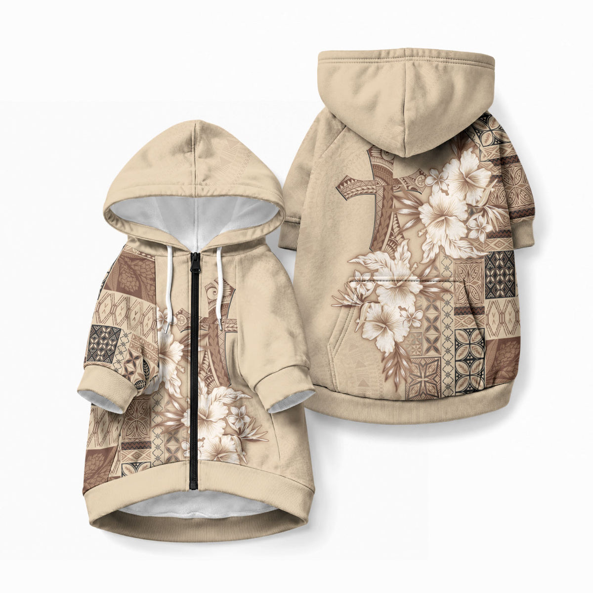 Samoa AIGA Mamanu Siapo Malu Motifs Pet Hoodie
