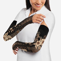 Samoa AIGA Mamanu Siapo Malu Motifs Arm Sleeves Black Ver