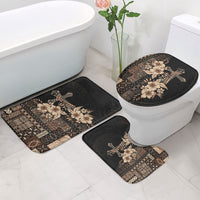 Samoa AIGA Mamanu Siapo Malu Motifs Bathroom Set Black Ver