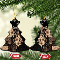 Samoa AIGA Mamanu Siapo Malu Motifs Ceramic Ornament Black Ver