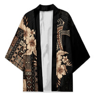 Samoa AIGA Mamanu Siapo Malu Motifs Kimono Black Ver