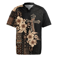Samoa AIGA Mamanu Siapo Malu Motifs Rugby Jersey Black Ver