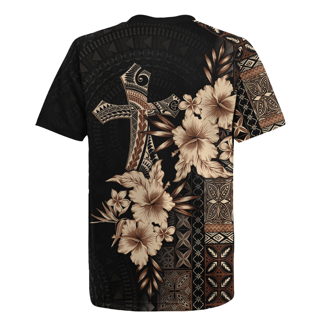 Samoa AIGA Mamanu Siapo Malu Motifs Rugby Jersey Black Ver