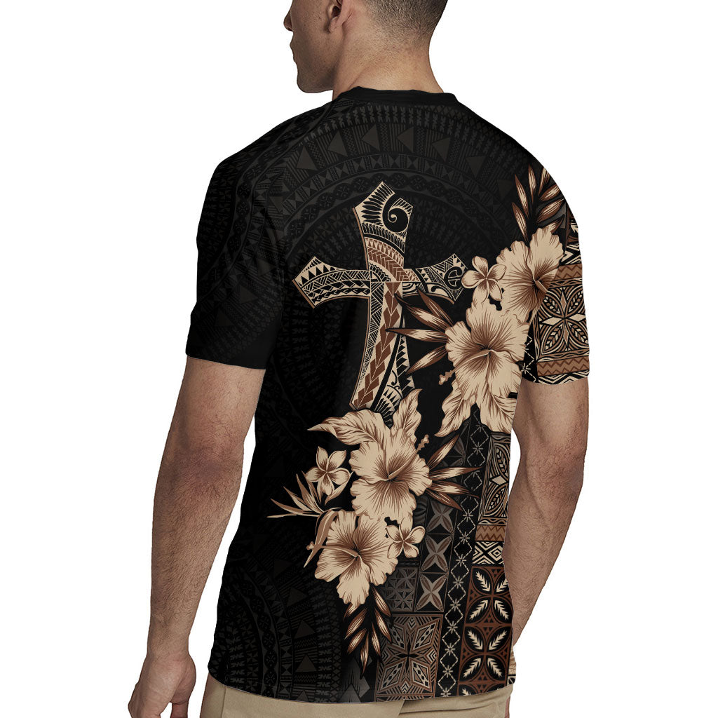 Samoa AIGA Mamanu Siapo Malu Motifs Rugby Jersey Black Ver