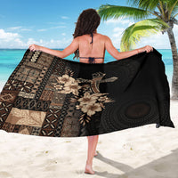 Samoa AIGA Mamanu Siapo Malu Motifs Sarong Black Ver