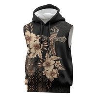 Samoa AIGA Mamanu Siapo Malu Motifs Sleeveless Hoodie Black Ver