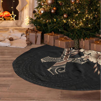 Samoa AIGA Mamanu Siapo Malu Motifs Tree Skirt Black Ver