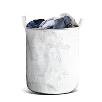Samoa AIGA Mamanu Siapo Malu Motifs Laundry Basket Lotu a Tamaiti White Ver