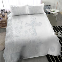 Samoa AIGA Mamanu Siapo Malu Motifs Bedding Set Lotu a Tamaiti White Ver