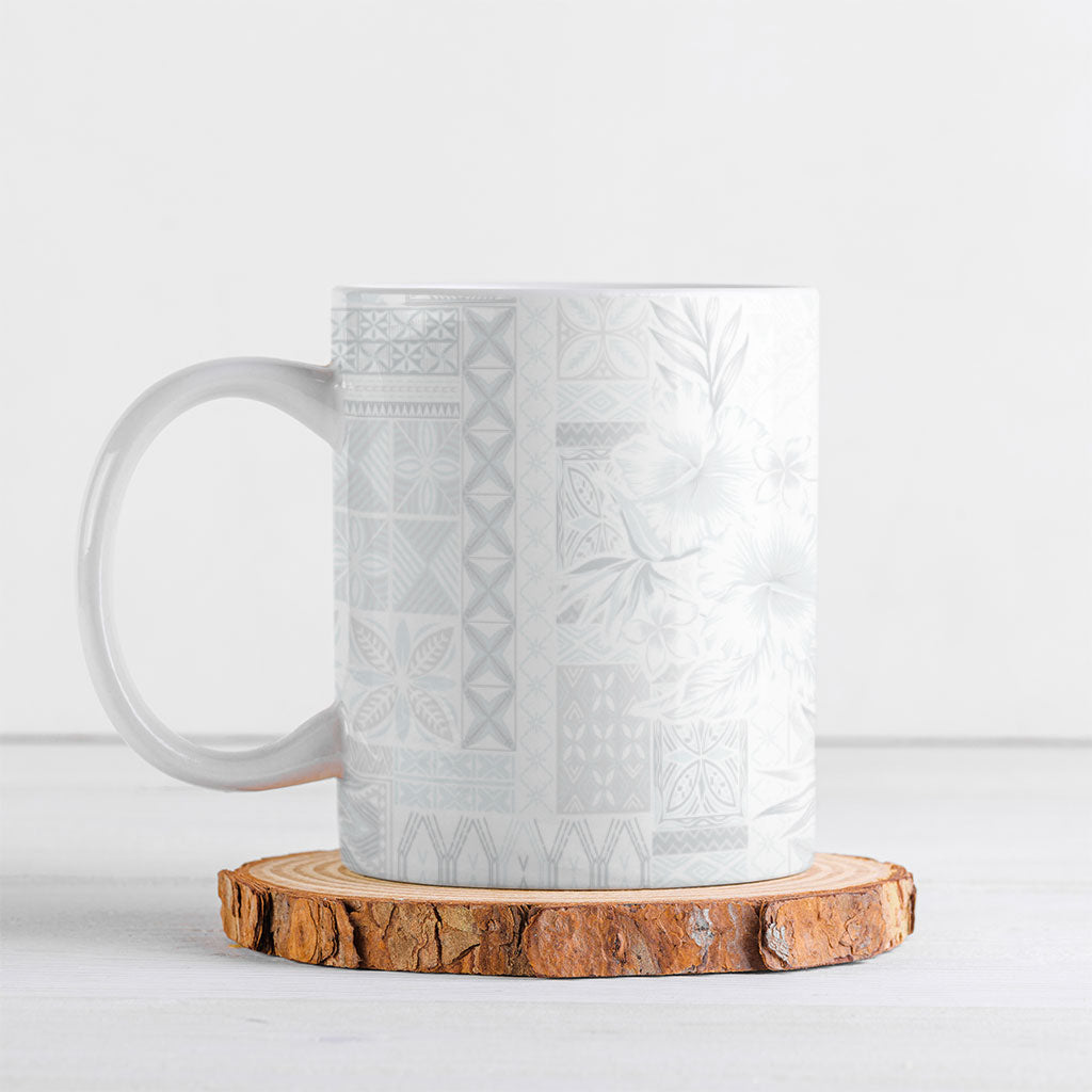 Samoa AIGA Mamanu Siapo Malu Motifs Ceramic Mug Lotu a Tamaiti White Ver