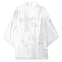 Samoa AIGA Mamanu Siapo Malu Motifs Kimono Lotu a Tamaiti White Ver