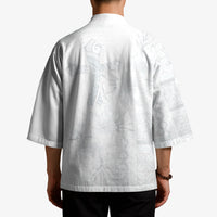 Samoa AIGA Mamanu Siapo Malu Motifs Kimono Lotu a Tamaiti White Ver