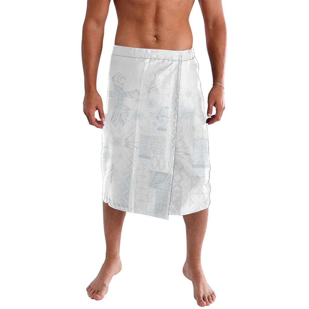 Samoa AIGA Mamanu Siapo Malu Motifs Lavalava Lotu a Tamaiti White Ver