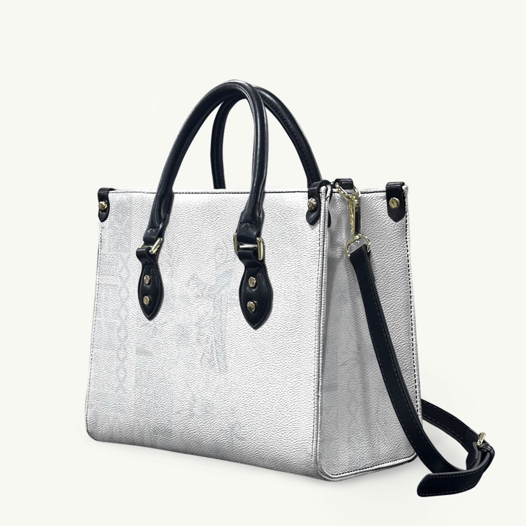Samoa AIGA Mamanu Siapo Malu Motifs Leather Bag Lotu a Tamaiti White Ver
