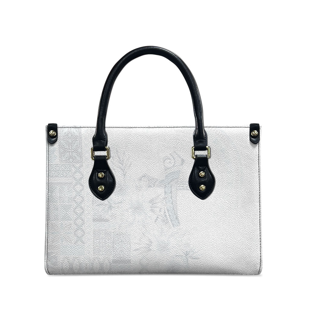 Samoa AIGA Mamanu Siapo Malu Motifs Leather Bag Lotu a Tamaiti White Ver