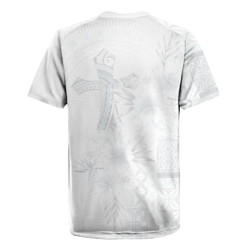 Samoa AIGA Mamanu Siapo Malu Motifs Rugby Jersey Lotu a Tamaiti White Ver