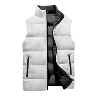 Samoa AIGA Mamanu Siapo Malu Motifs Sleeveless Puffer Jacket Lotu a Tamaiti White Ver