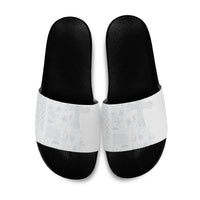 Samoa AIGA Mamanu Siapo Malu Motifs Slide Sandals Lotu a Tamaiti White Ver