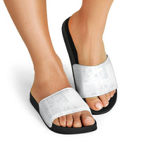 Samoa AIGA Mamanu Siapo Malu Motifs Slide Sandals Lotu a Tamaiti White Ver
