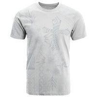 Samoa AIGA Mamanu Siapo Malu Motifs T Shirt Lotu a Tamaiti White Ver LT7 White - Polynesian Pride