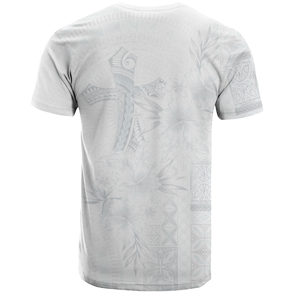 Samoa AIGA Mamanu Siapo Malu Motifs T Shirt Lotu a Tamaiti White Ver LT7 - Polynesian Pride