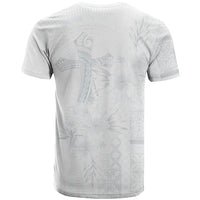 Samoa AIGA Mamanu Siapo Malu Motifs T Shirt Lotu a Tamaiti White Ver LT7 - Polynesian Pride