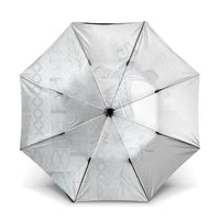 Samoa AIGA Mamanu Siapo Malu Motifs Umbrella Lotu a Tamaiti White Ver