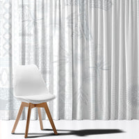 Samoa AIGA Mamanu Siapo Malu Motifs Window Curtain Lotu a Tamaiti White Ver