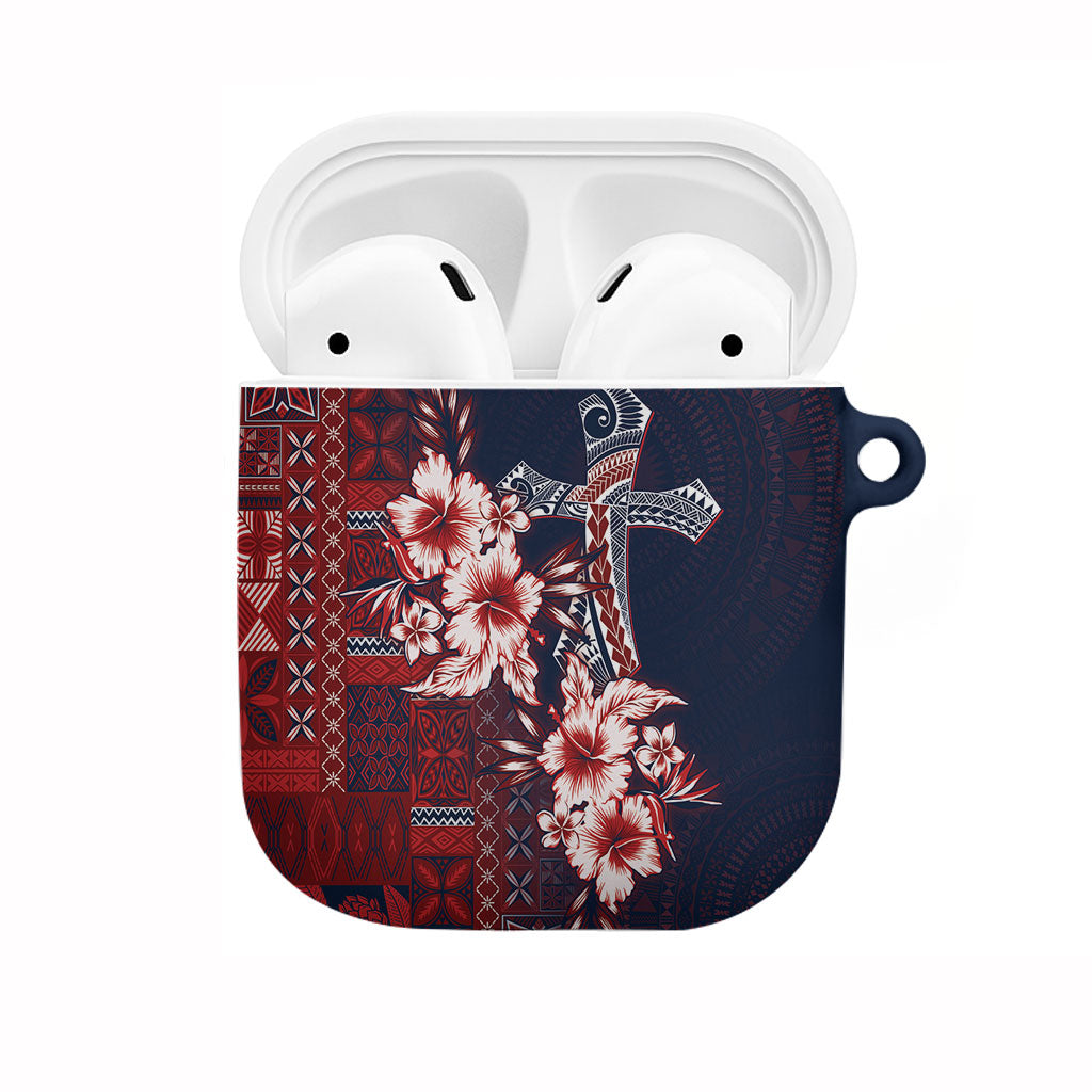 Samoa AIGA Mamanu Siapo Malu Motifs AirPods Case Flag Color