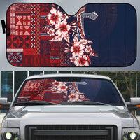 Samoa AIGA Mamanu Siapo Malu Motifs Auto Sun Shade Flag Color