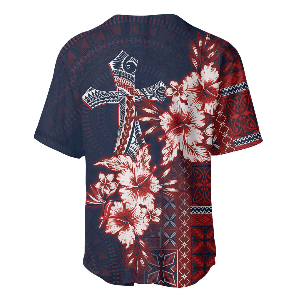 Samoa AIGA Mamanu Siapo Malu Motifs Baseball Jersey Flag Color
