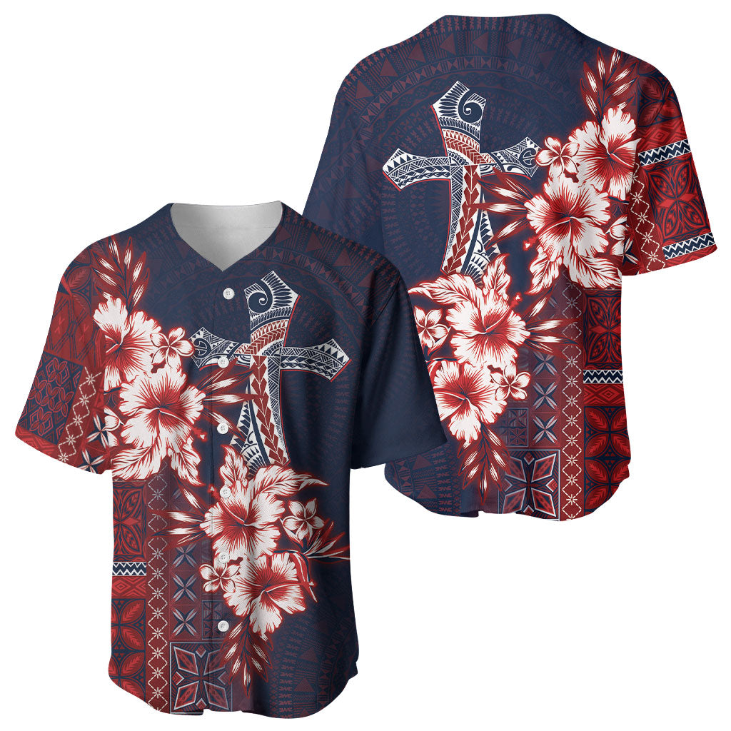 Samoa AIGA Mamanu Siapo Malu Motifs Baseball Jersey Flag Color