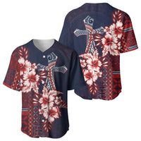 Samoa AIGA Mamanu Siapo Malu Motifs Baseball Jersey Flag Color