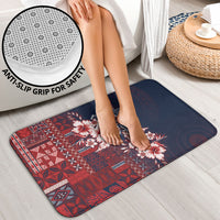 Samoa AIGA Mamanu Siapo Malu Motifs Bathroom Set Flag Color