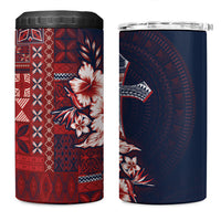 Samoa AIGA Mamanu Siapo Malu Motifs 4 in 1 Can Cooler Tumbler Flag Color