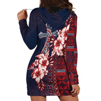 Samoa AIGA Mamanu Siapo Malu Motifs Hoodie Dress Flag Color