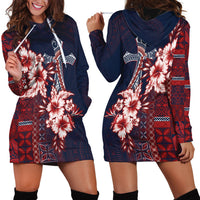 Samoa AIGA Mamanu Siapo Malu Motifs Hoodie Dress Flag Color