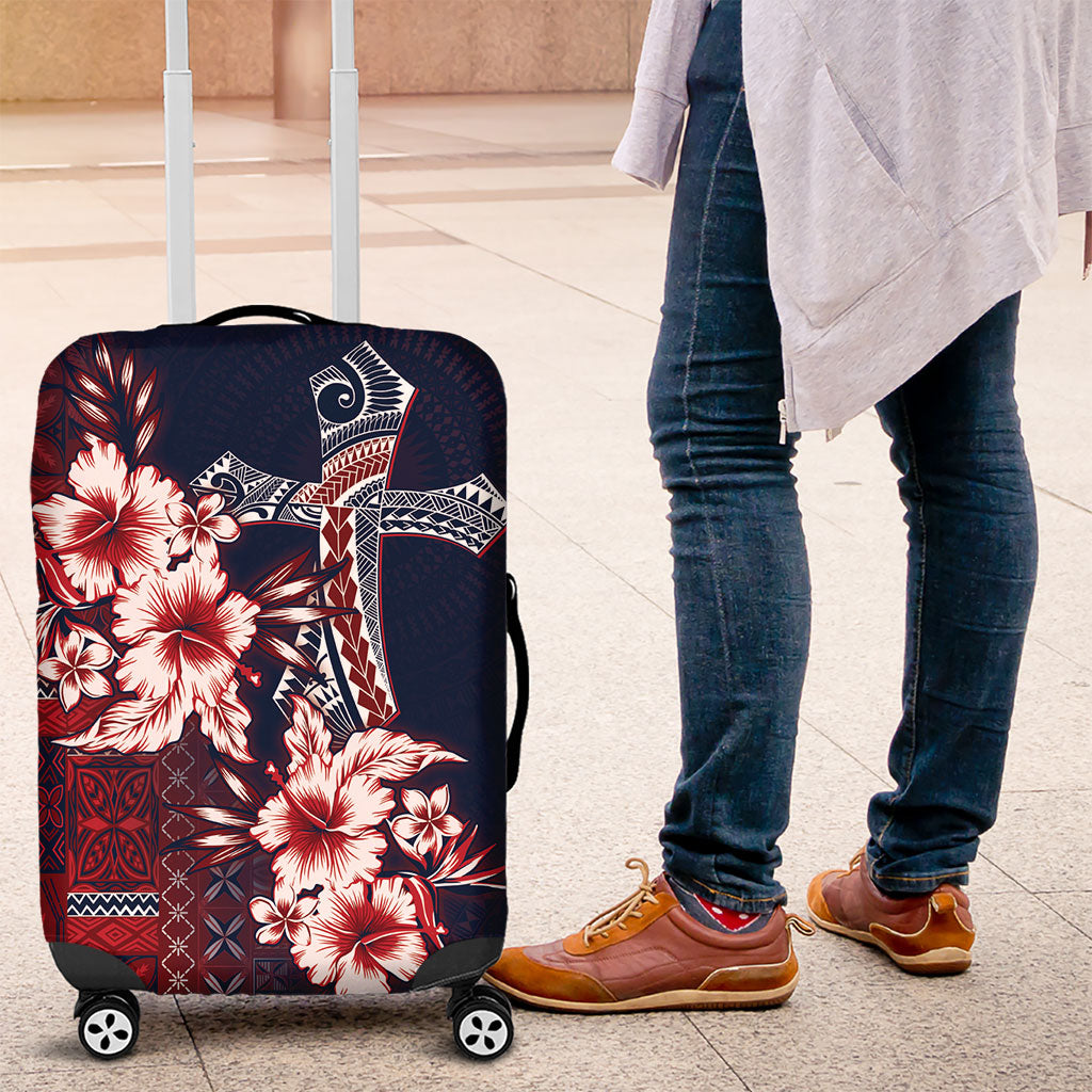 Samoa AIGA Mamanu Siapo Malu Motifs Luggage Cover Flag Color