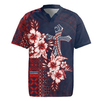 Samoa AIGA Mamanu Siapo Malu Motifs Rugby Jersey Flag Color