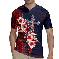 Samoa AIGA Mamanu Siapo Malu Motifs Rugby Jersey Flag Color