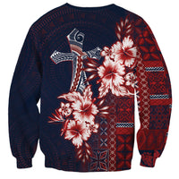 Samoa AIGA Mamanu Siapo Malu Motifs Sweatshirt Flag Color