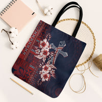 Samoa AIGA Mamanu Siapo Malu Motifs Tote Bag Flag Color