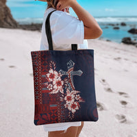 Samoa AIGA Mamanu Siapo Malu Motifs Tote Bag Flag Color