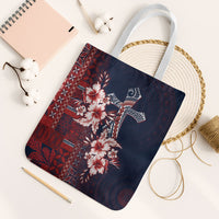 Samoa AIGA Mamanu Siapo Malu Motifs Tote Bag Flag Color