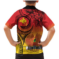 Papua New Guinea 50 Years Family Matching Mermaid Dress and Hawaiian Shirt Motuan Motifs LT7 - Polynesian Pride