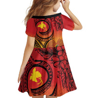 Papua New Guinea 50 Years Family Matching Summer Maxi Dress and Hawaiian Shirt Motuan Motifs LT7 - Polynesian Pride
