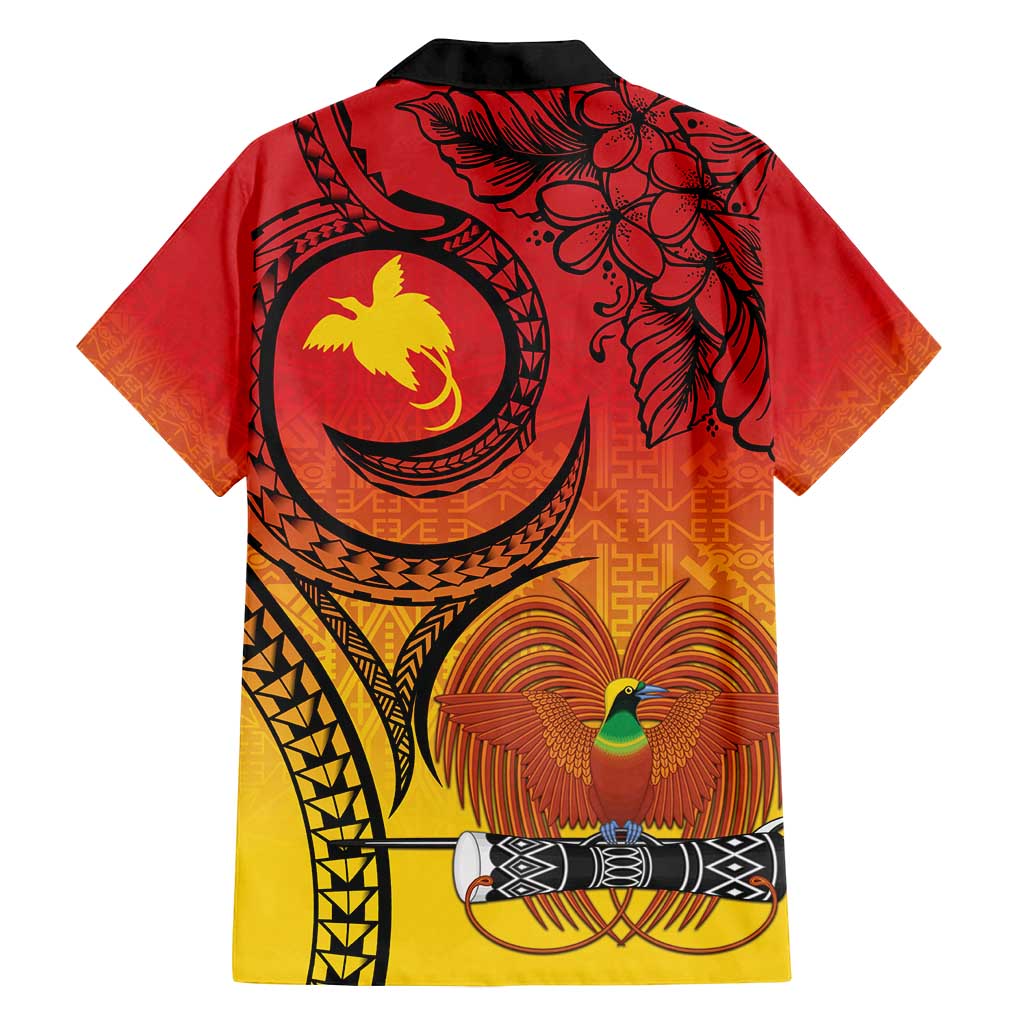 Papua New Guinea 50 Years Family Matching Summer Maxi Dress and Hawaiian Shirt Motuan Motifs LT7 - Polynesian Pride
