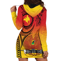 Papua New Guinea 50 Years Hoodie Dress Motuan Motifs LT7 - Polynesian Pride