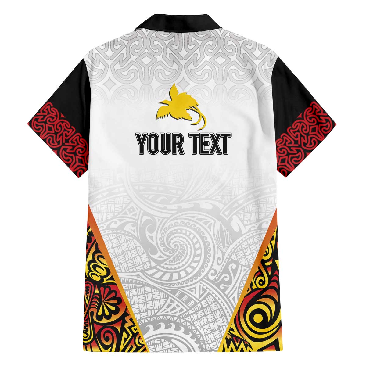 Personalized Papua New Guinea Family Matching Off The Shoulder Long Sleeve Dress and Hawaiian Shirt Hapi De bilong Indipendens PNG LT7 - Polynesian Pride